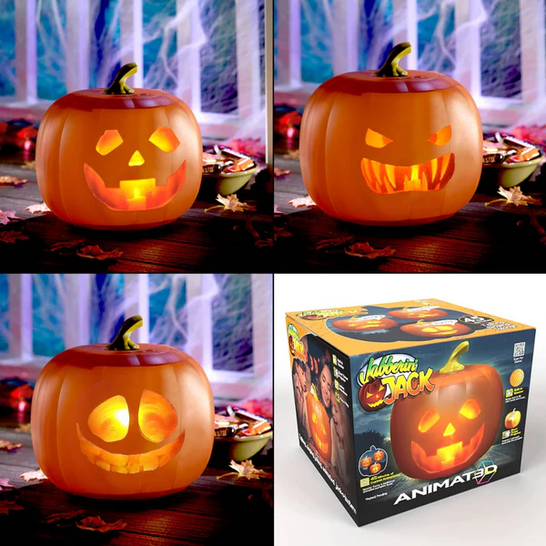 Jabberin’ Jack – Animated Pumpkin that Talks, Sings and Brings Halloween to Life🎃✨