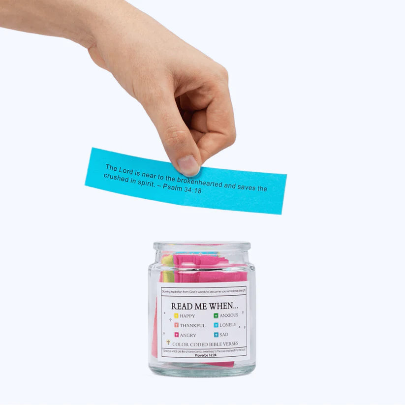 90 Days With Christ - Handmade Bible Verses Jar