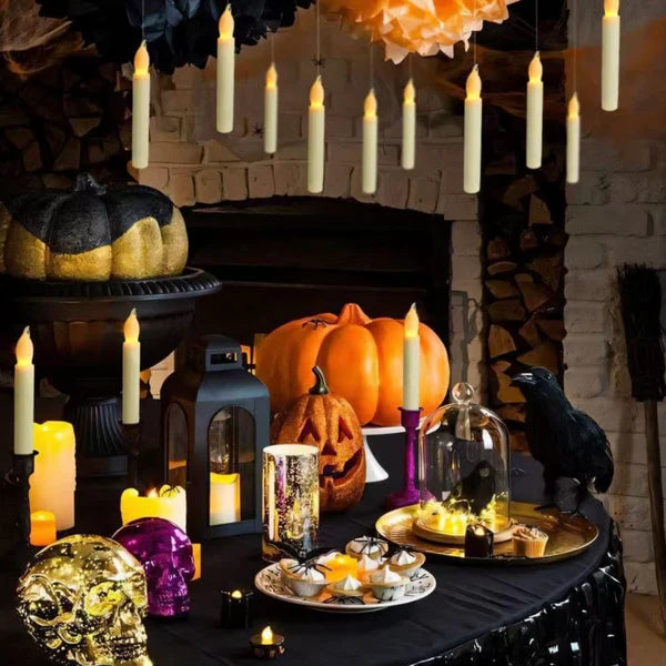 Wizard Lights™ – Floating Candles with Wand Remote