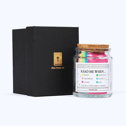 90 Days With Christ - Handmade Bible Verses Jar