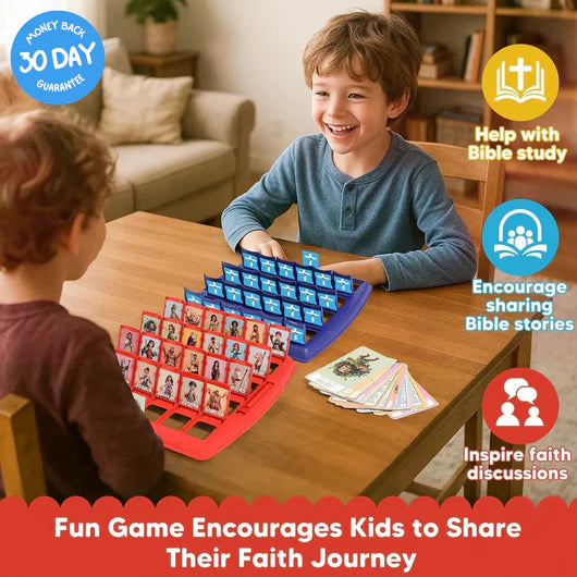 Bible Guess-Who with 96 Game Cards