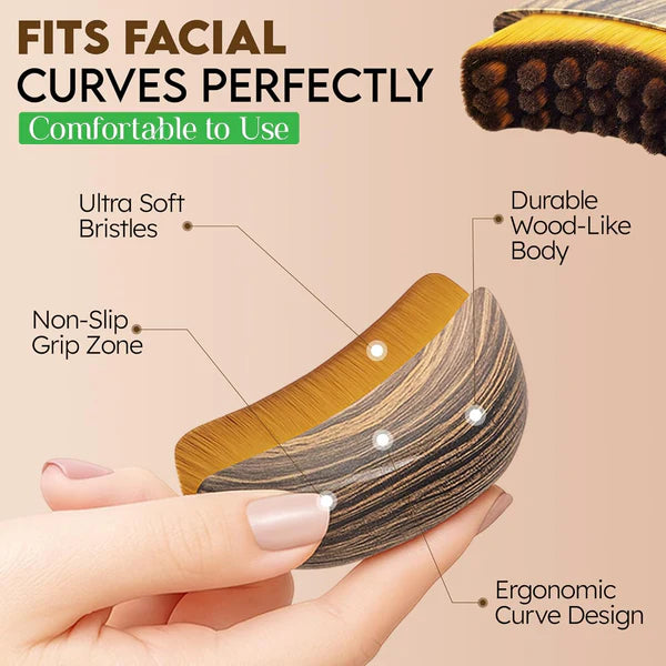 Sfera Lymphatic Contour Face Brush With Micro-Pulse Bristle Technology™