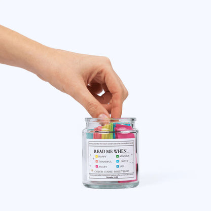 90 Days With Christ - Handmade Bible Verses Jar