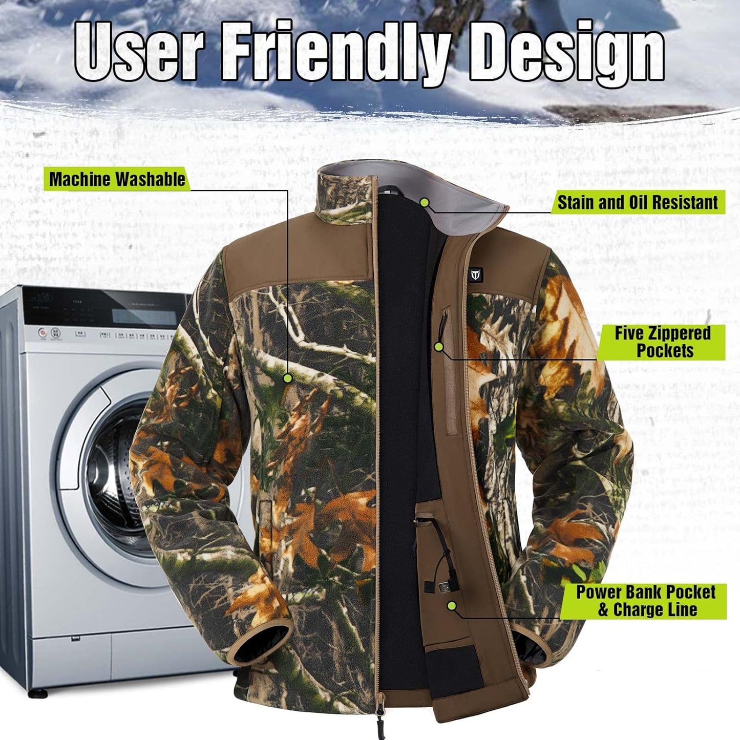 Glacier Premium Heated Jacket