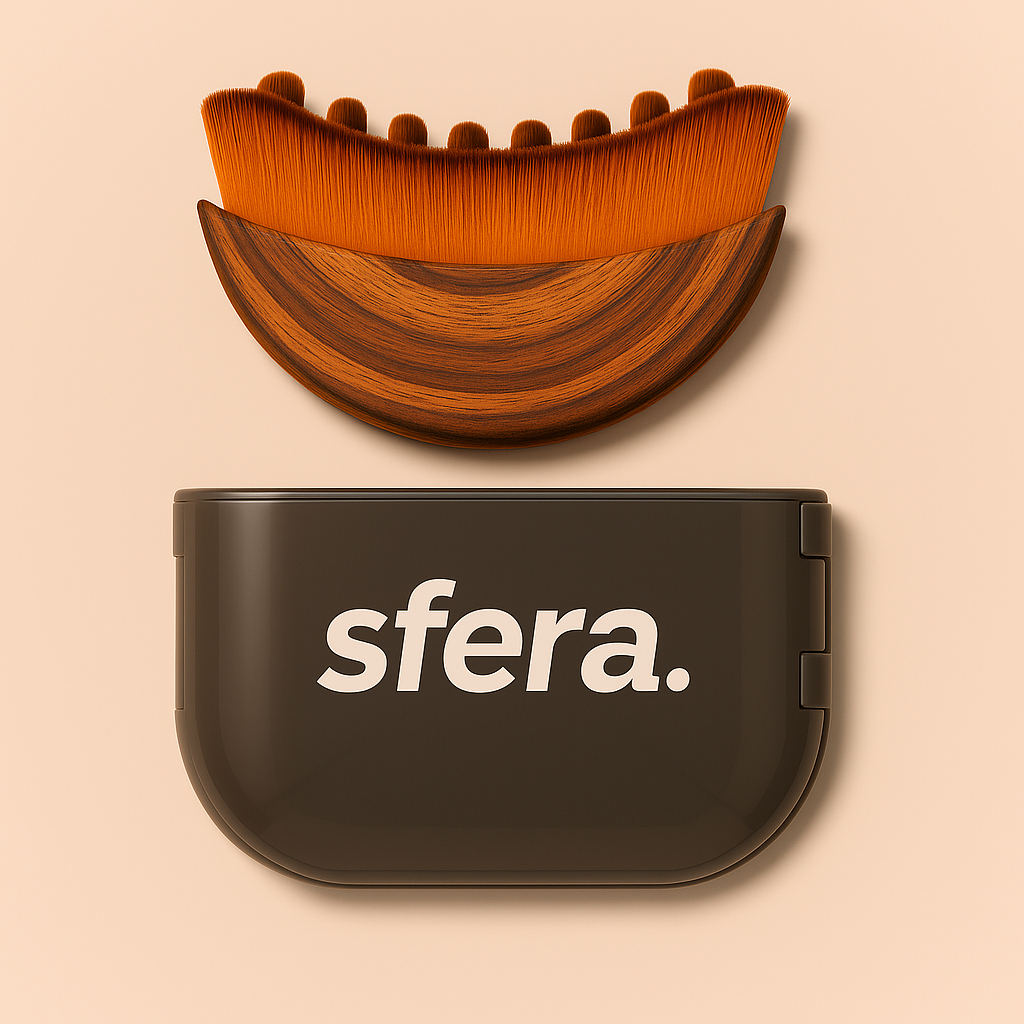 Sfera Lymphatic Contour Face Brush With Micro-Pulse Bristle Technology™