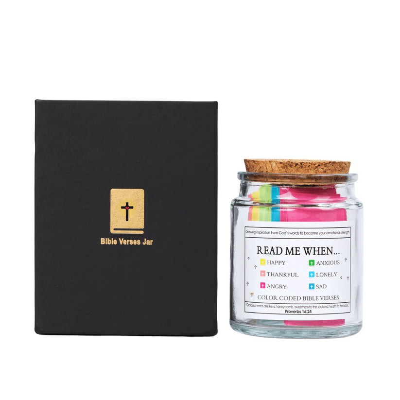 90 Days With Christ - Handmade Bible Verses Jar