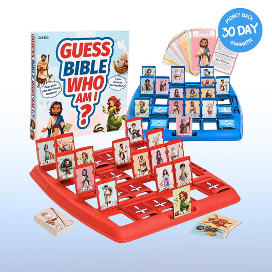 Bible Guess-Who with 96 Game Cards