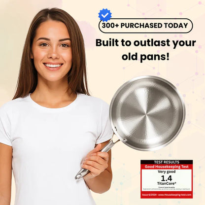 CoreTitanium™ 100% Titanium, Naturally Nonstick
