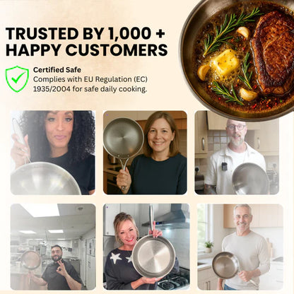 CoreTitanium™ 100% Titanium, Naturally Nonstick