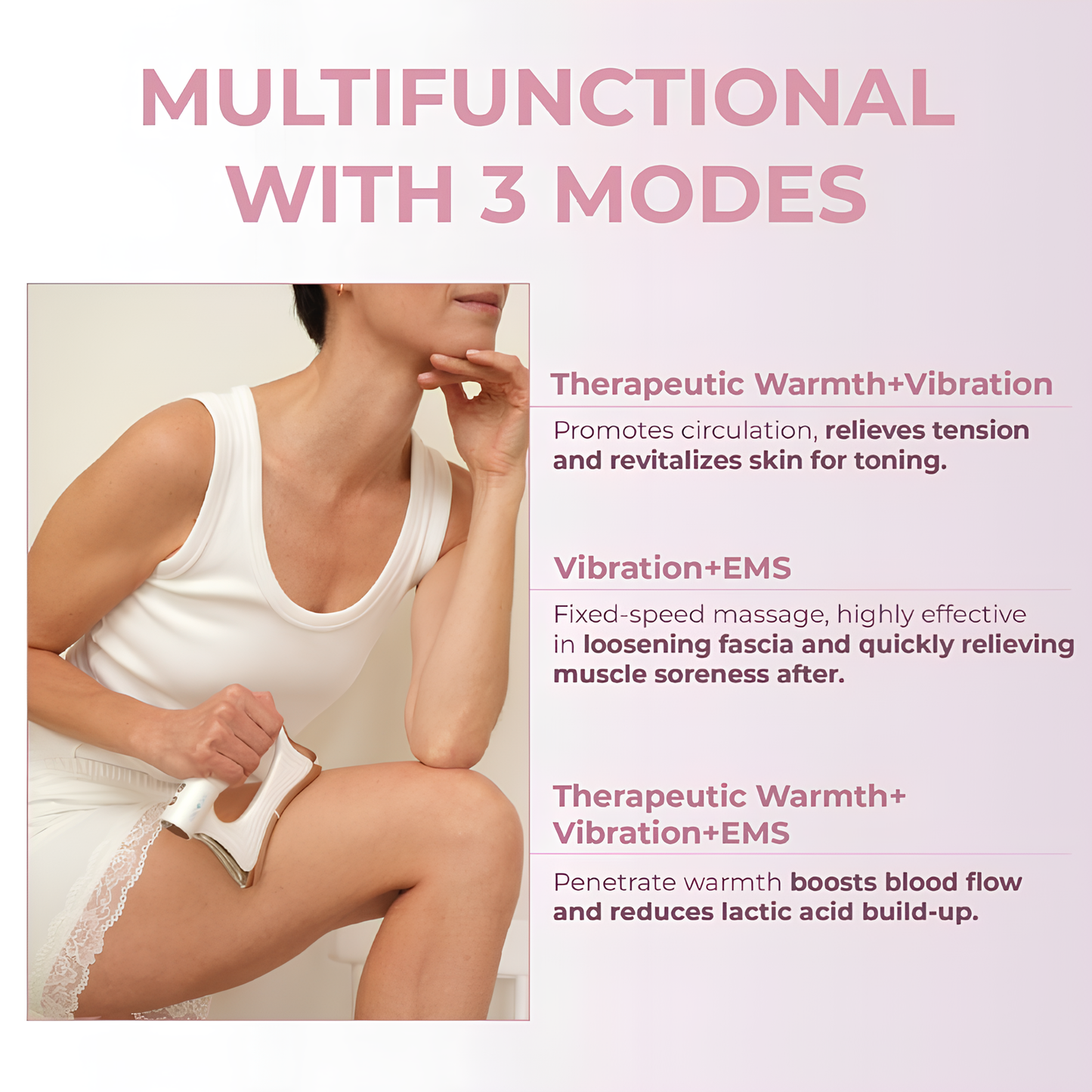 3-in-1 EMS Body Sculptor for Muscle Relief and Deep Tissue Stimulation