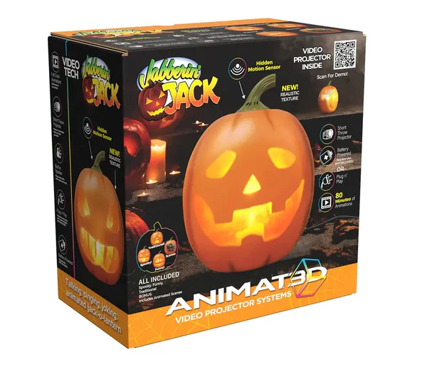 Jabberin’ Jack – Animated Pumpkin that Talks, Sings and Brings Halloween to Life🎃✨