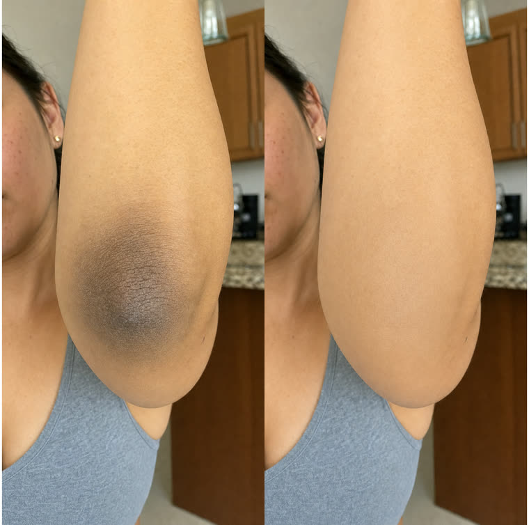 Before and after: Elbows
